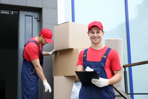 Person safely entering a secure storage facility