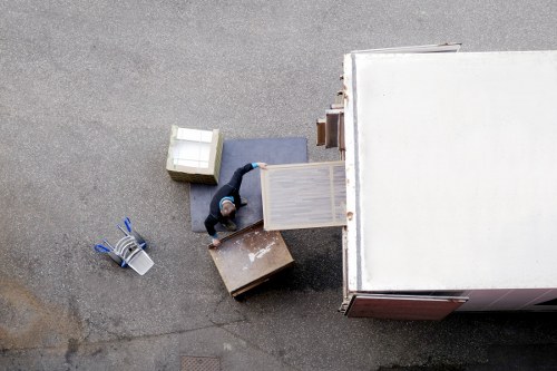 Storage facility recycling and sustainability scene in Leytonstone