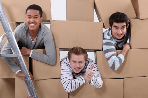 Mobile self storage container delivered in Leytonstone for convenient packing