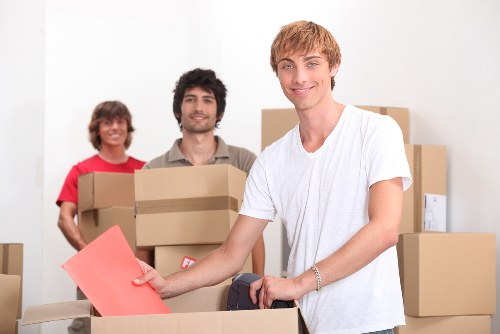 Household items being assessed for storage in Leytonstone